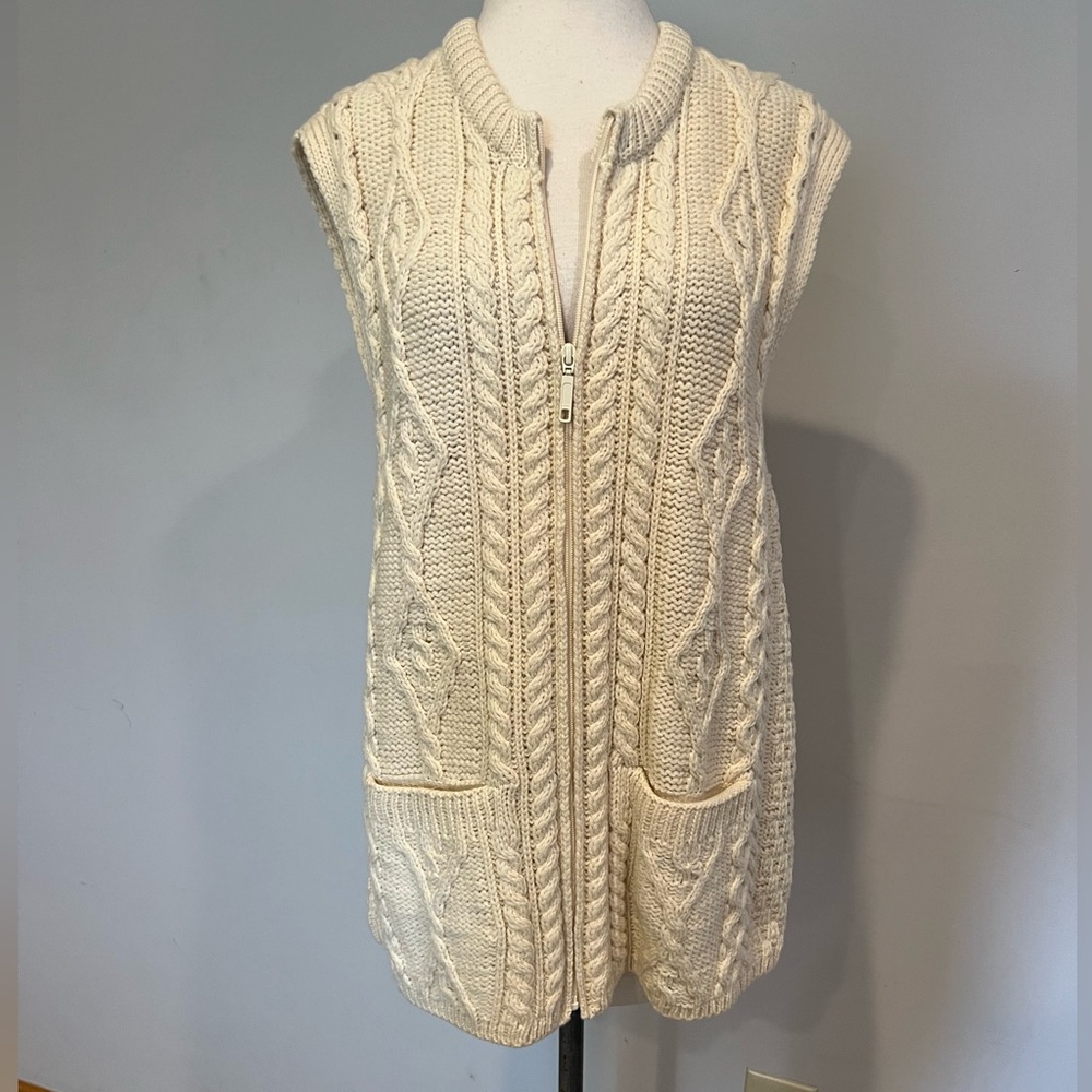 BLARNEY WOOLLEN MILLS IRELAND - Merino Wool Vest - Picture 2 of 12